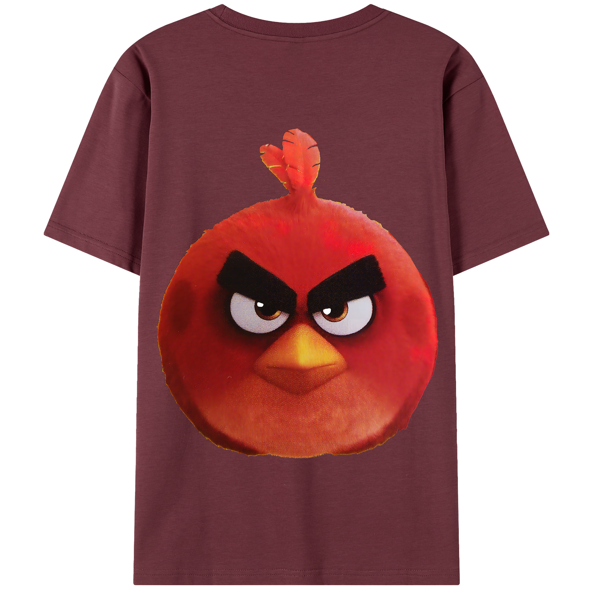 （画像用） Angry Birds アングリーバード 綿100％半袖Tシャツ（背面プリント）